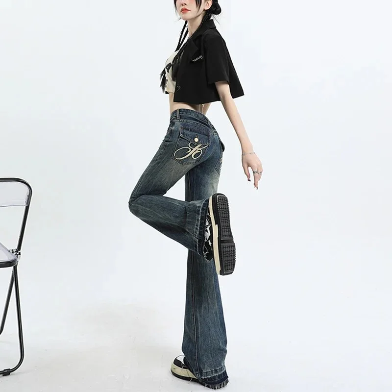 Vintage American Street Flare Jeans