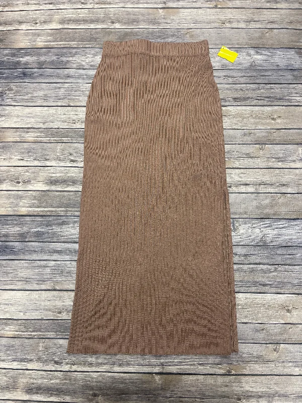 Skirt Maxi By Cmf In Brown, Size: M