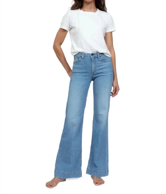 Juniper Wide Leg Jeans In Keel Over