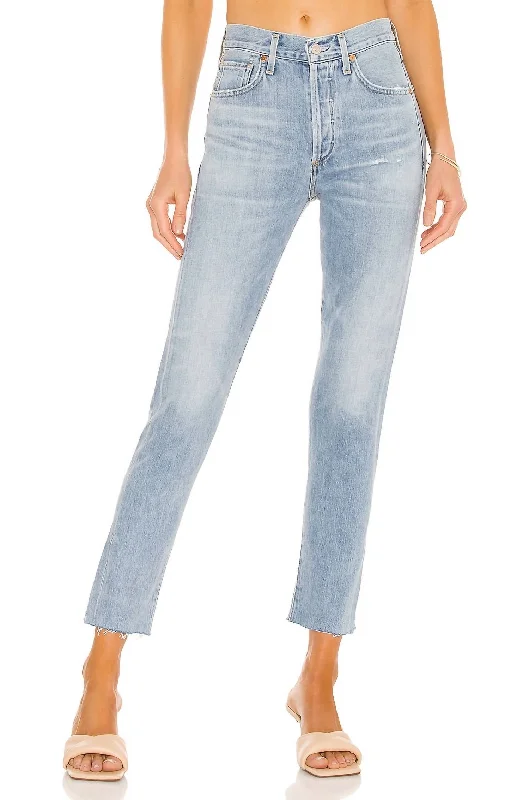 Liya High Rise Jean In Coastal