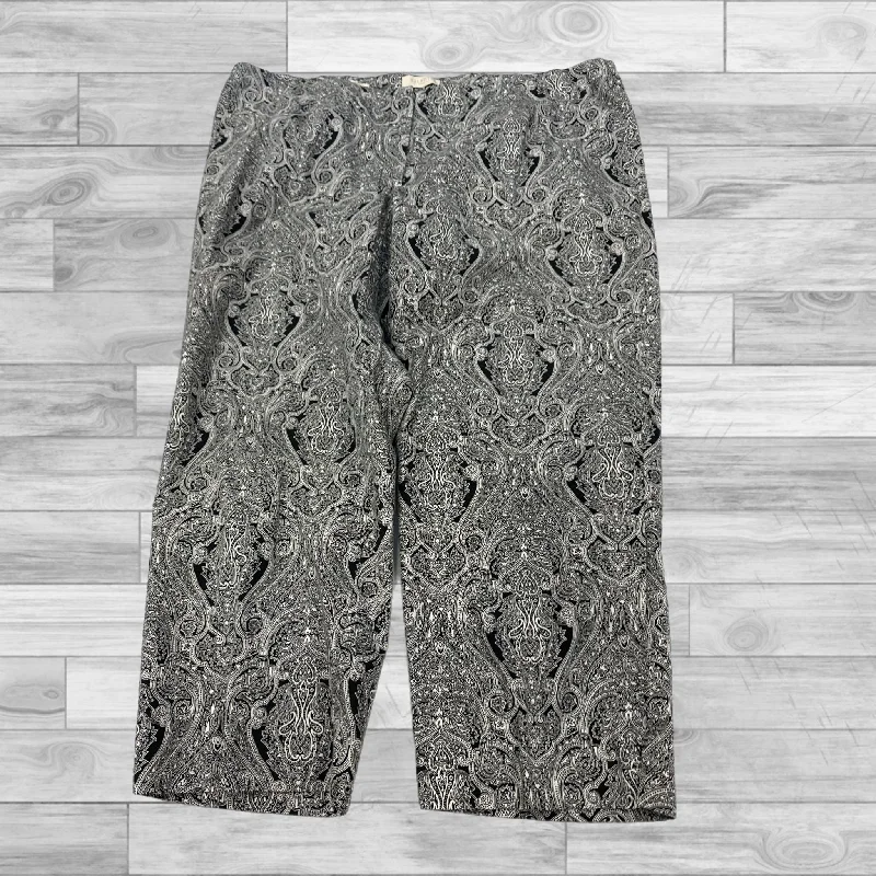 Pants Cropped By Talbots In Paisley, Size: 22