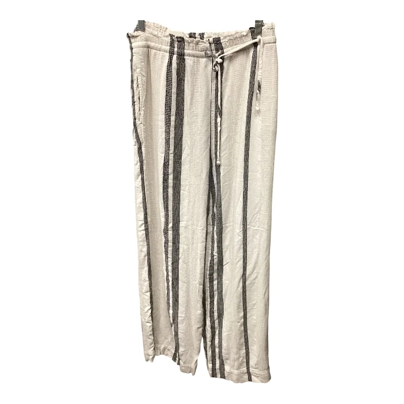 Pants Lounge By Cloth & Stone In Striped Pattern, Size: L