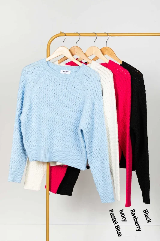 Swirl Knit Sweater