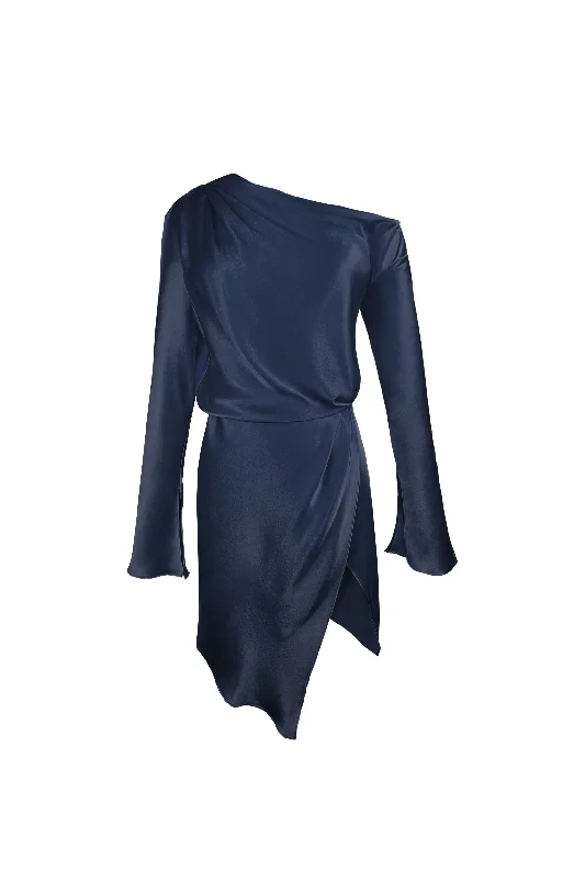 Hydra Drape Dress - Agean