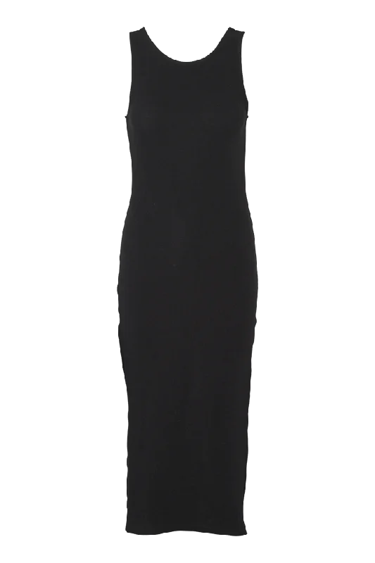 Ludmilla Openback Dress - Black