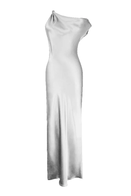 The Zaz Silk Gown - Natural