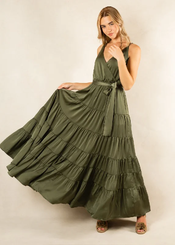 Zayla Dress in Sage