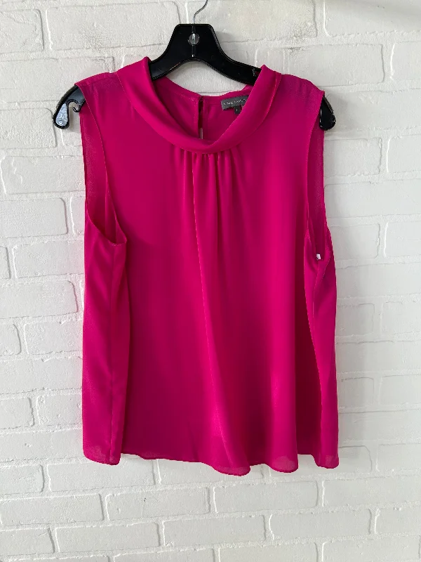 Top Sleeveless By Vince Camuto In Pink, Size: L