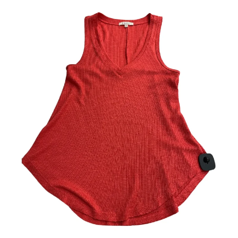 Top Sleeveless By Z Supply In Coral, Size: Xs