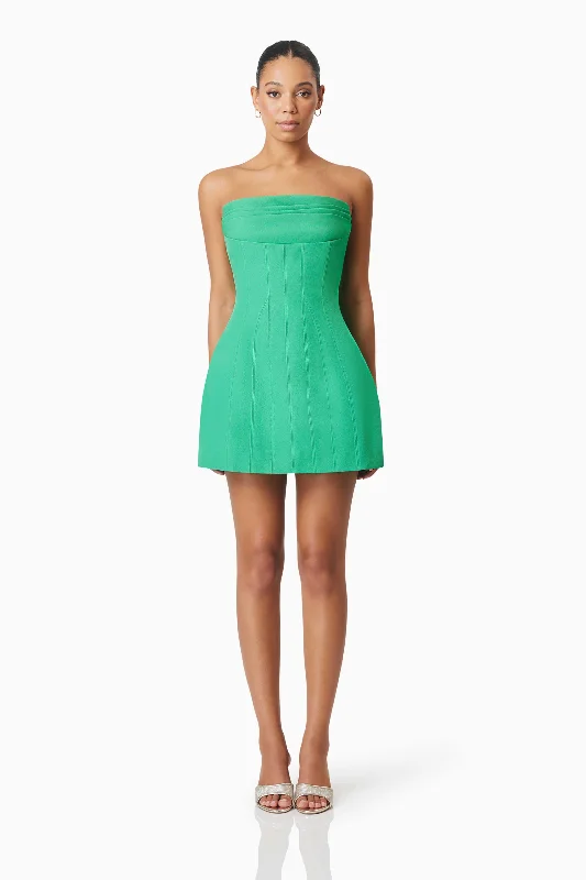 Elliatt Inara Party Mini Dress - Green